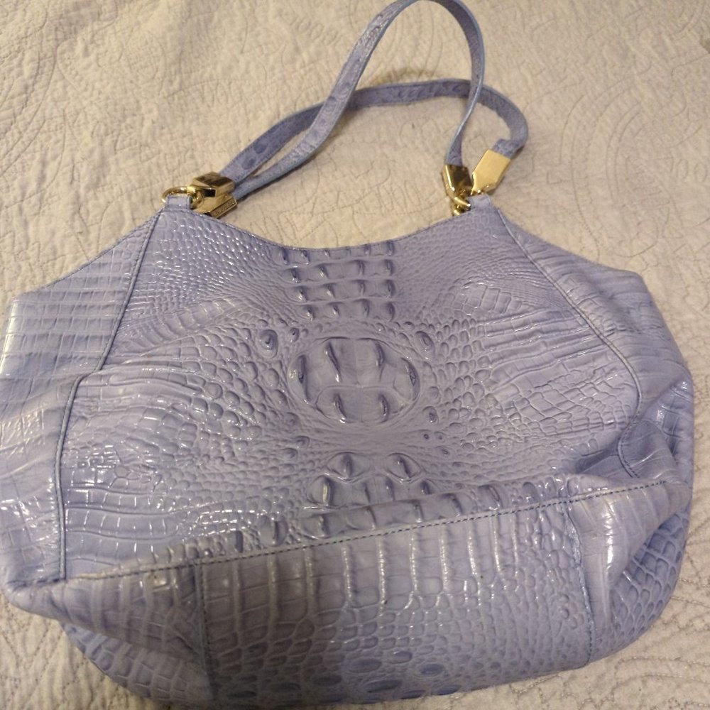 COPY - Purple shoulder bag, this purse does have some stains